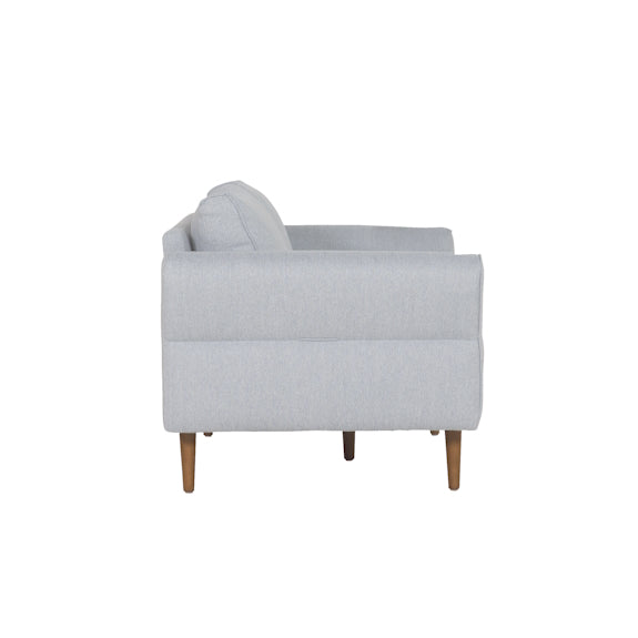 Abbey 2 Seater Fabric Sofa - Duck Egg Blue