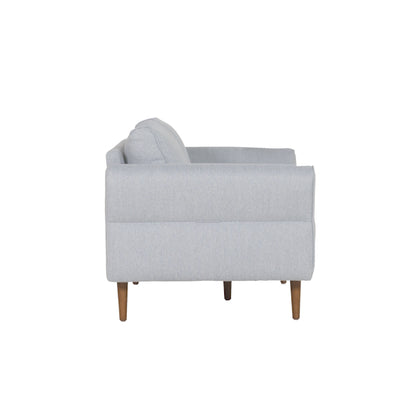 Abbey 2 Seater Fabric Sofa - Duck Egg Blue
