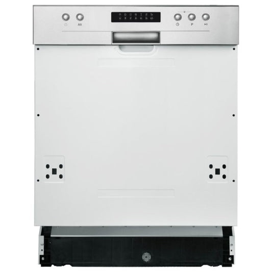 WORLDWIDE SEMI INTEGRATED DISHWASHER STAINLESS STEEL 60cm