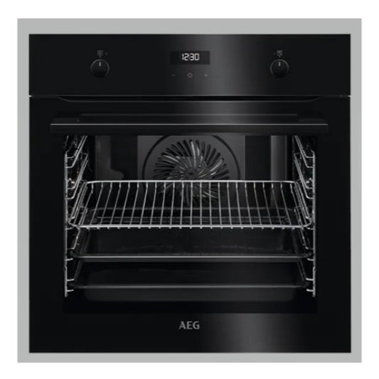 AEG MULTIFUNCTION 9 OVEN SURROUNDCOOK  BLACK - COMMERCIAL ONLY 60cm