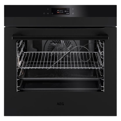 AEG SENSECOOK PYROLUXE MULTIFUNCTION OVEN MATTE BLACK 60cm