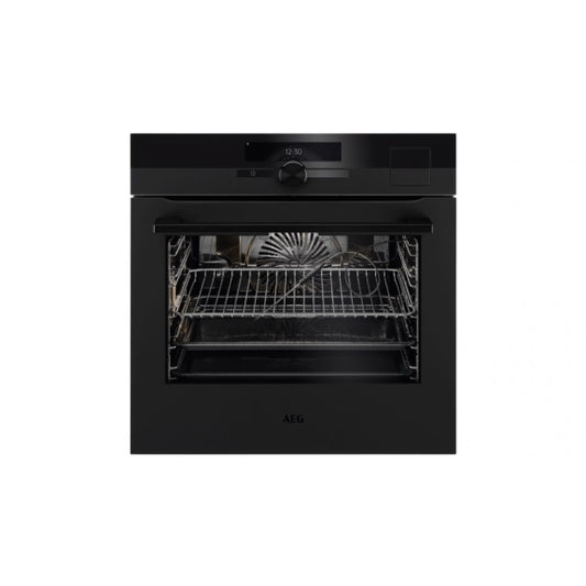 AEG 60cm SteamPro Multifunction Oven - Matte Black