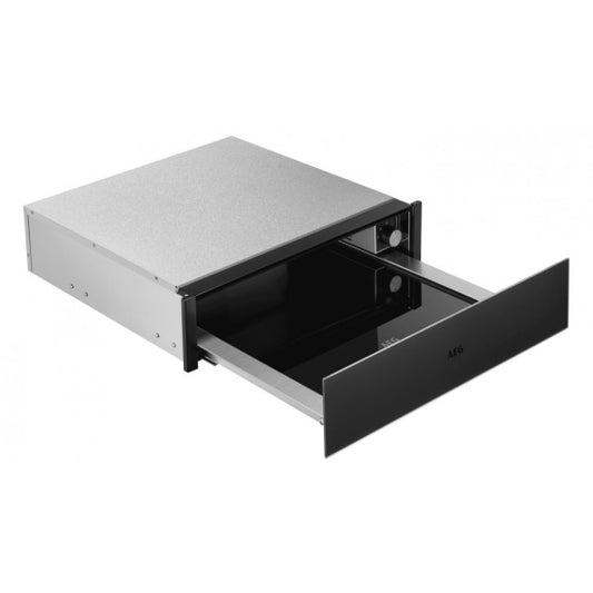 AEG 14cm Built-In Warming Drawer - Matte Black