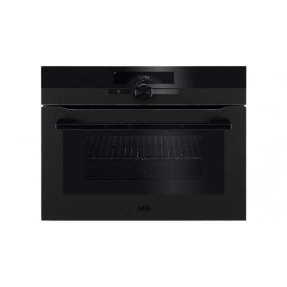 AEG 45cm CombiQuick Compact Oven - Matte Black