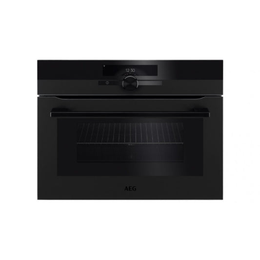 AEG 45cm CombiQuick Compact Oven - Matte Black
