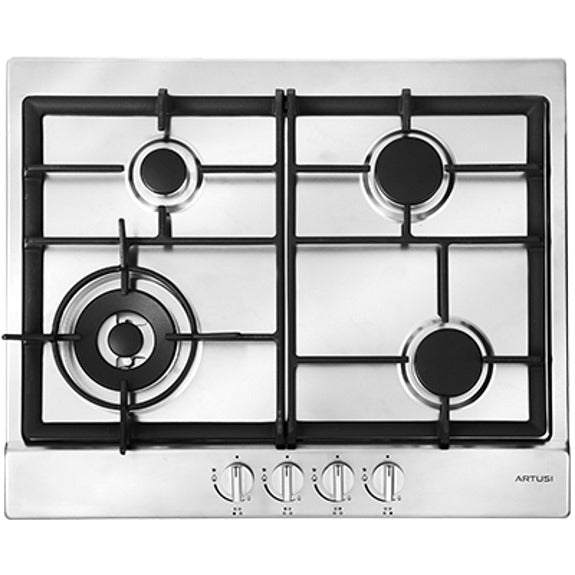 ARTUSI GAS COOKTOP STAINLESS STEEL 60cm