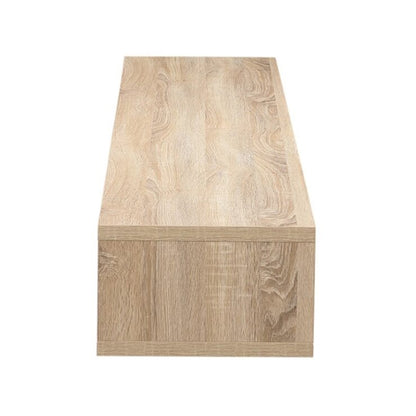 Air 2000mm Wall Mount Entertainment Unit - Light Oak/White