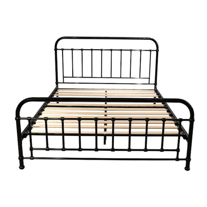 Akira Double Metal Bed - Black