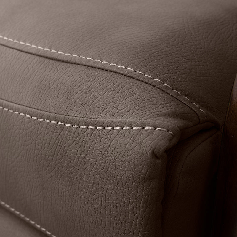 Alamo 3 Seater Fabric Recliner - Graphite