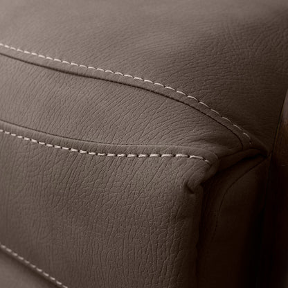 Alamo 3 Seater Fabric Recliner - Graphite
