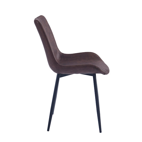 Apollo Dining Chair - Brown/Black