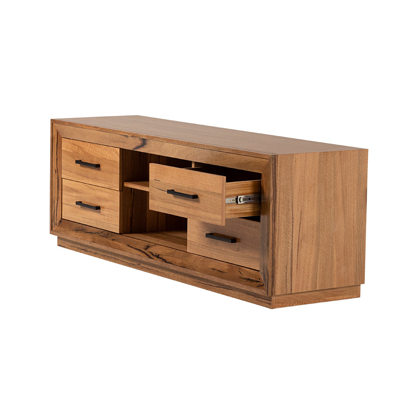 Arbor 1800mm Timber Entertainment Unit - Marri/Natural