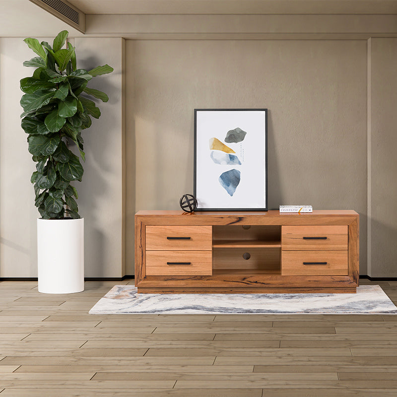 Arbor 1800mm Timber Entertainment Unit - Marri/Natural
