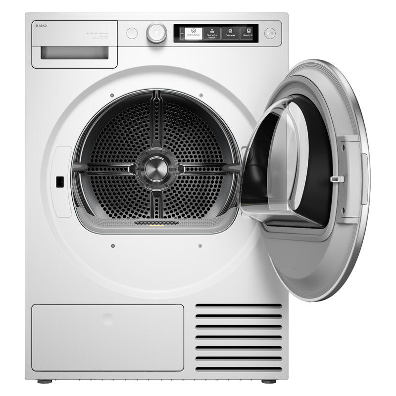 ASKO 9kg Heat Pump Condenser Dryer - White (Style Series 5)