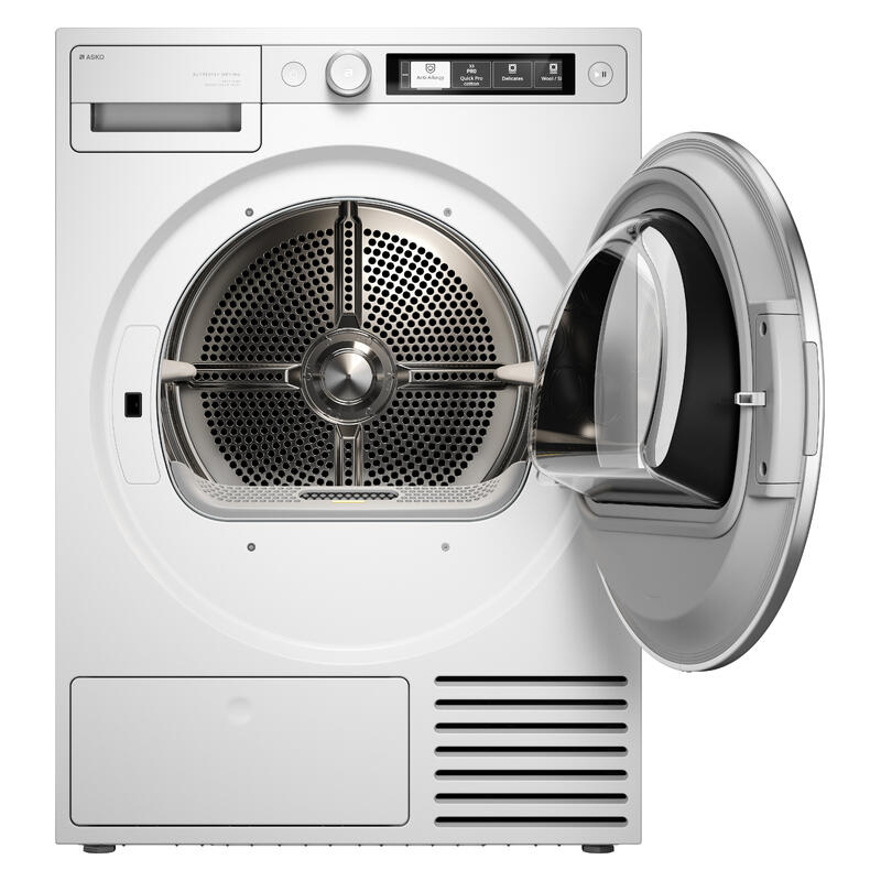 ASKO 9kg Heat Pump Condenser Dryer - White (Style Series 5)
