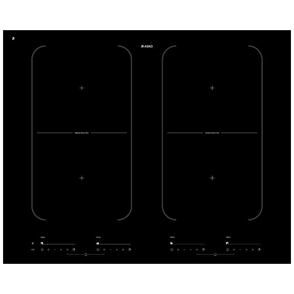 ASKO Pro Series 60cm 4 Zone Bridge Ceramic Cooktop