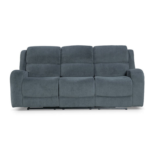 Asper 3 Seat Manual Recliner - Easton Grey