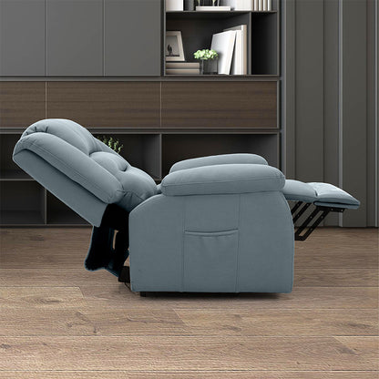 Top Gun Athena Lift & Recline Fabric Armchair Standard - Grey