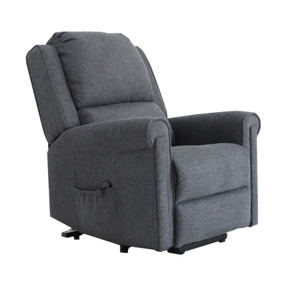 Top Gun Augustus Lift & Recline Fabric Armchair Standard - Anthracite
