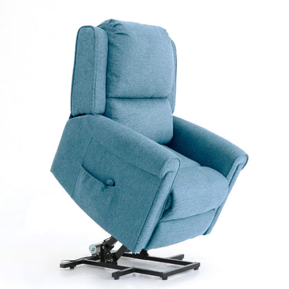 Top Gun Augustus Lift & Recline Fabric Armchair Standard - Denim