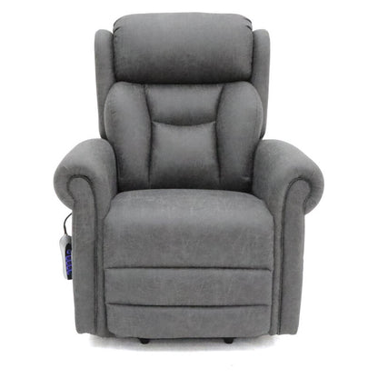 Avante Bolton Lift & Recline Arm Chair in Carbon Fabric - Standard Sized