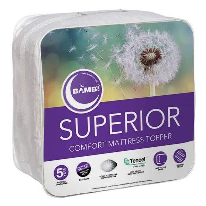 Superior Comfort Mattress Topper - King Single