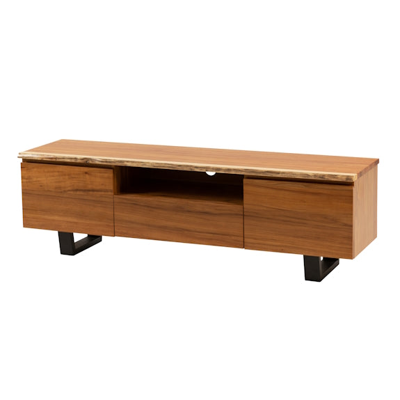 Baxter 1800mm Timber Entertainment Unit - Blackwood