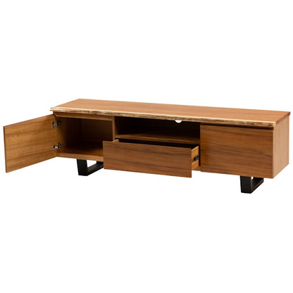 Baxter 1800mm Timber Entertainment Unit - Blackwood