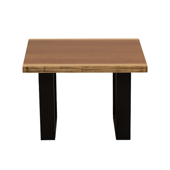 Baxter Live Edge Lamp Table - Blackwood