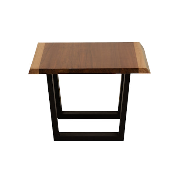 Baxter Live Edge Lamp Table - Blackwood