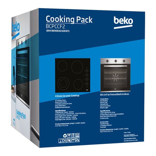 BEKO BEKO COMMERCIAL GAS COOKING PACK 60cm