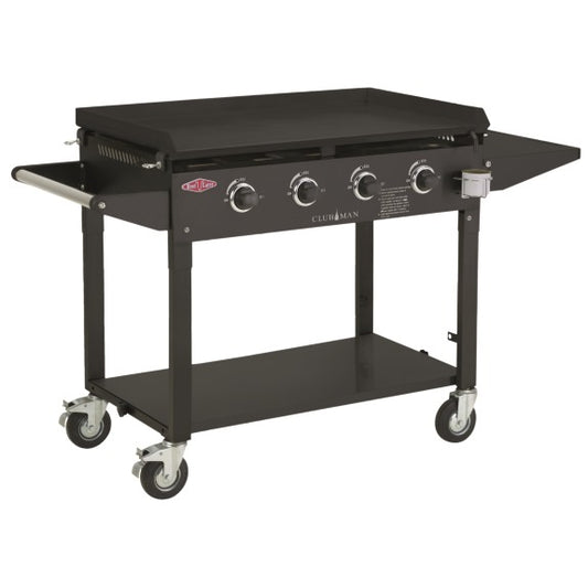 BEEFEATER DISCOVERY CLUBMAN BLACK ENAMEL MOBILE BBQ 4 Burner