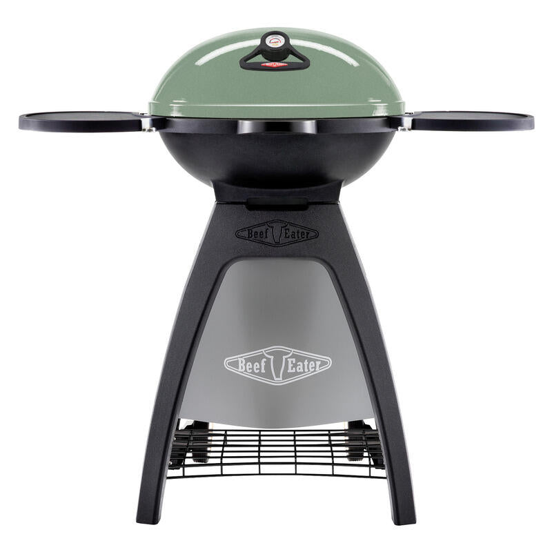 BEEFEATER BIGG BUGG  2 BURNER BENCHTOP BBQ W/TROLLEY  GREEN 2 BURNER