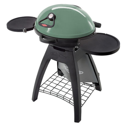 BEEFEATER BIGG BUGG  2 BURNER BENCHTOP BBQ W/TROLLEY  GREEN 2 BURNER