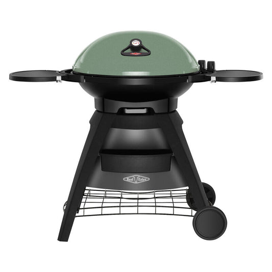 BEEFEATER BIGG BUGG  2 BURNER BBQ W/TROLLEY  GREEN 2 BURNER