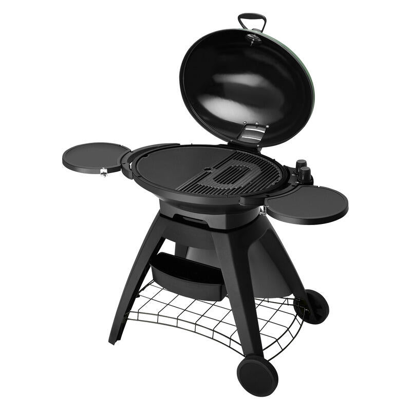 BEEFEATER BIGG BUGG  2 BURNER BBQ W/TROLLEY  GREEN 2 BURNER