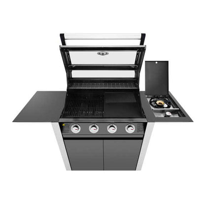 BeefEater 1600 Series 4 Burner BBQ & Trolley with Side Burner