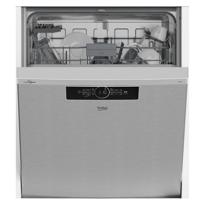 Beko 60cm Built Under Dishwasher - Platinum Steel