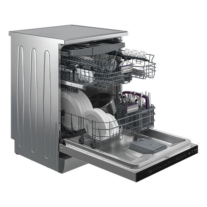 Beko 60cm AutoDose Freestanding Dishwasher - Stainless Steel