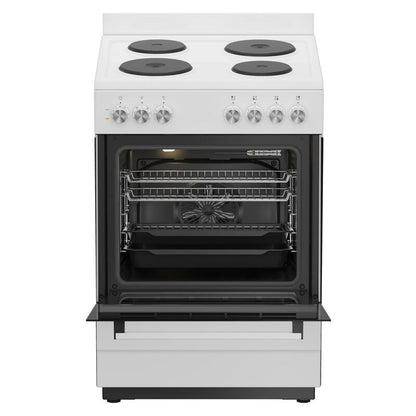 BEKO ELECTRIC UPRIGHT COOKER WITH ELECTRIC COOKTOP - WHITE 60cm