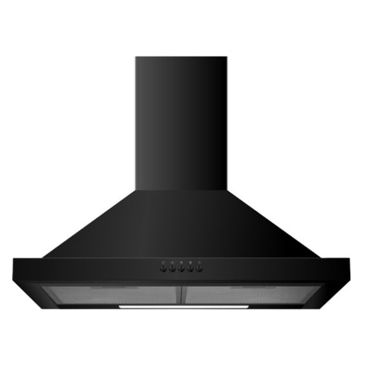 Belling 60cm Canopy Rangehood - Black