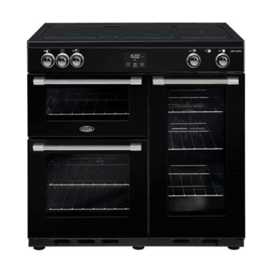 Belling 90cm CookCentre Induction Upright Cooker - Black