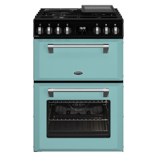 Belling 60cm Mini Richmond Dual Fuel - Country Blue