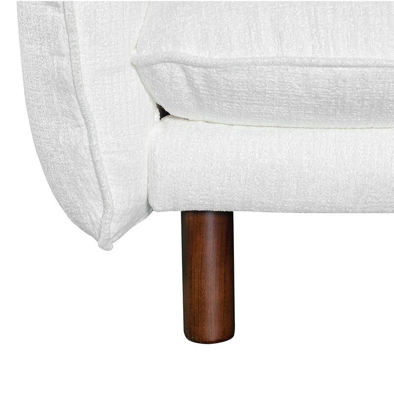 Benjamin 3 Seater Fabric Sofa - Cloud Dancer