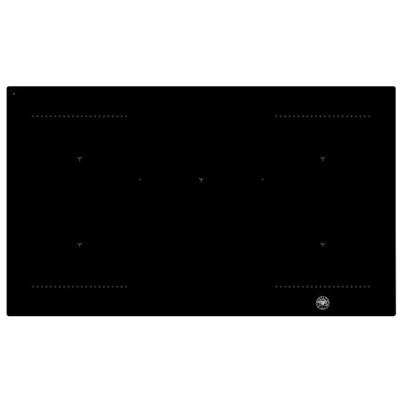 BERTAZZONI MODERN SERIES 5 ZONE INDUCTION COOKTOP BLACK 88CM