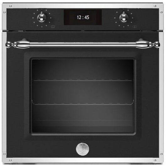 Bertazzoni Heritage Series 60cm Built-In Pyrolytic + Steam Oven - Matte Black
