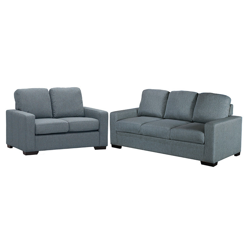 Billy 2+3 Seater Fabric Suite - Grey