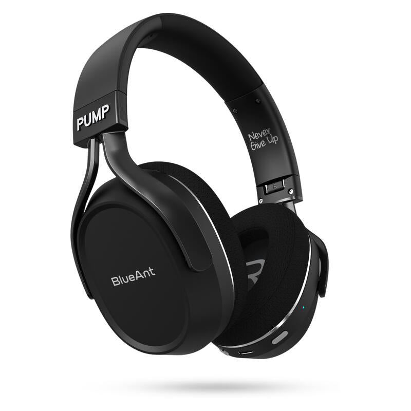 BlueAnt PumpX ANC Over-Ear Wireless Headphones - Black Silver
