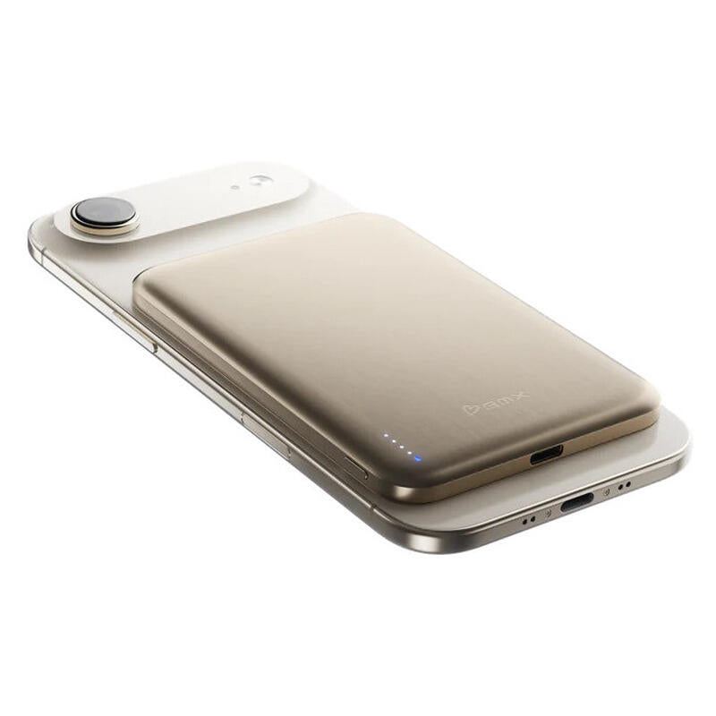 BMX 5,000mAh SolidSafe Air 20W Magnetic Power Bank - Gold
