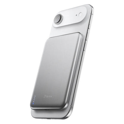 BMX 5,000mAh SolidSafe Air Magnetic Power Bank - Silver